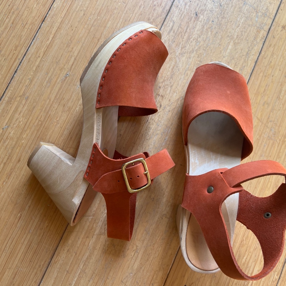 Bryr Clogs - Spanish Toe Emma - Paprika